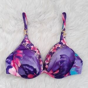 VTG 90s Tara Grinna Plunge Bikini Top